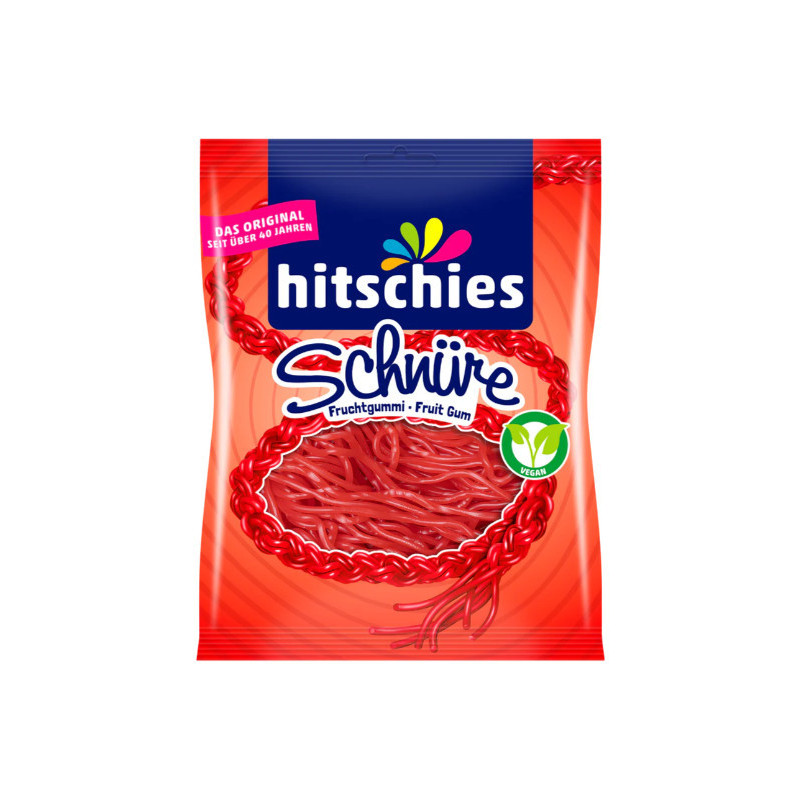 Fili di Car. Gommose alla Fragola Vegan 125gr Hitschies