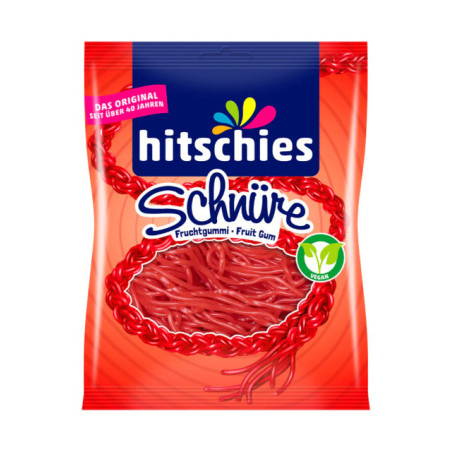 Fili di Car. Gommose alla Fragola Vegan 125gr Hitschies