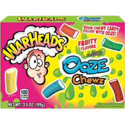 Warheads Ooze Car. Masticabili con Ripieno Acido 99gr x 12pz