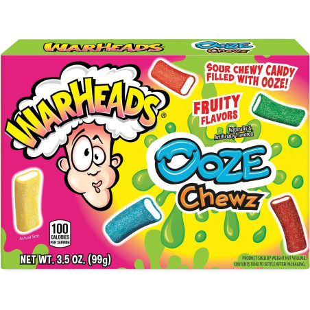 Warheads Ooze Car. Masticabili con Ripieno Acido 99gr x 12pz