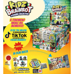 Brainrot Lecca Lecca Lollypop + 3 Stickers x 24pz