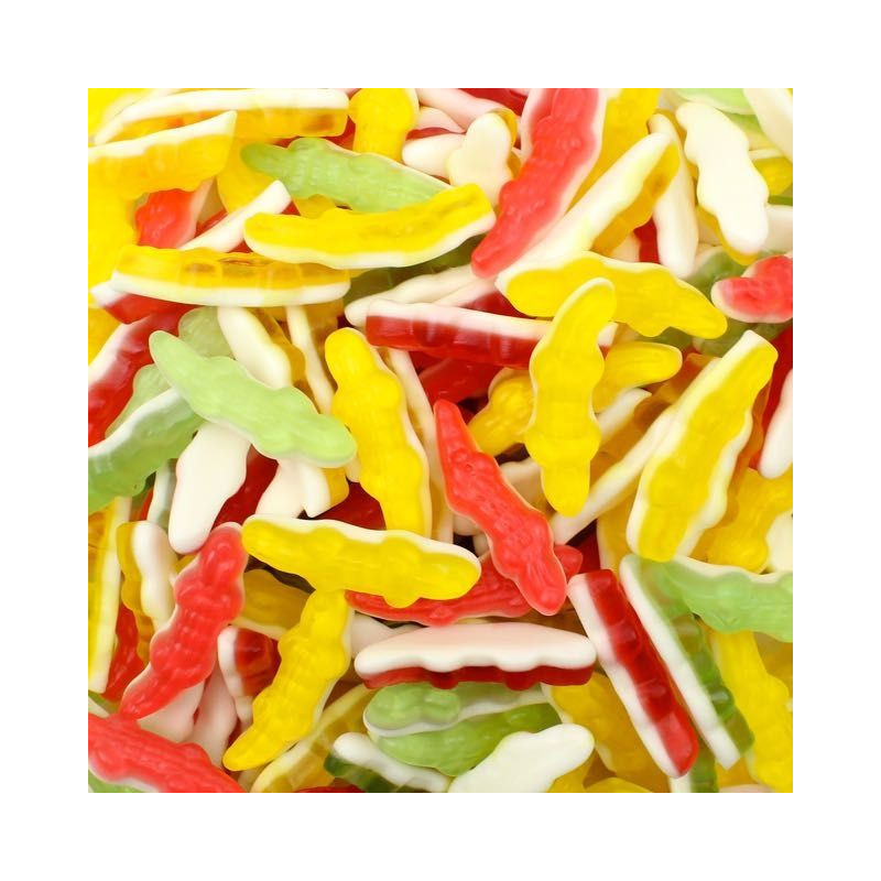 Coccodrilli Gommosi alla Frutta 2kg Gelco