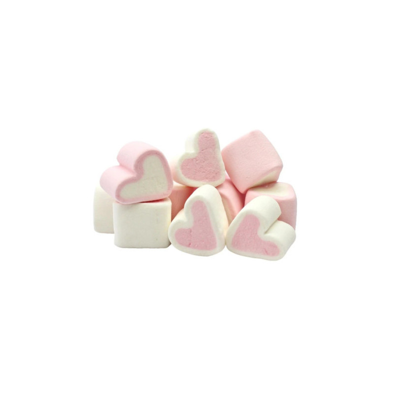 Cuori Marshmallow Rosa 900gr Bulgari Senza Glutine