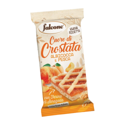 Cuor di Crostata Albicocca/Pesca 60gr x 13pz Falcone Dolciaria