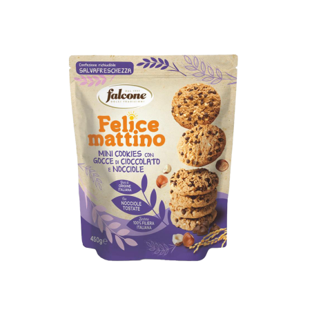 Felice Mattino Mini Cookies 500gr Falcone Dolciaria