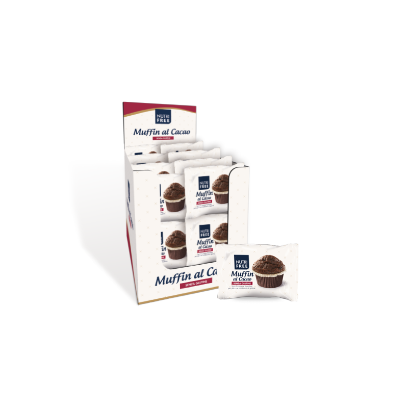 NutriFree Muffin al Cacao Senza Glutine 45gr x 16pz