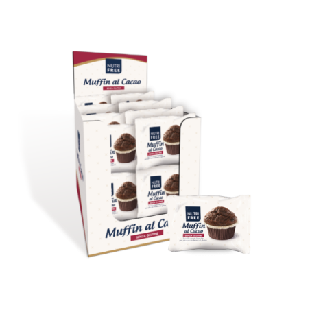 NutriFree Muffin al Cacao Senza Glutine 45gr x 16pz
