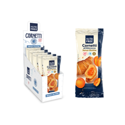 Cornetti all'Albicocca Senza Glutine e Lattosio 60gr x 5pz Nutri Free