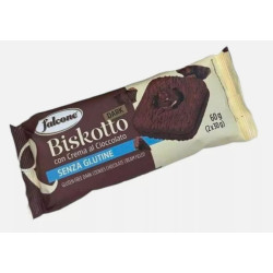 Biskotto Dark Cioccolato Senza Glutine 60gr x 12pz Falcone Dolciaria