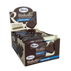 Biskotto Dark Cioccolato Senza Glutine 60gr x 12pz Falcone Dolciaria