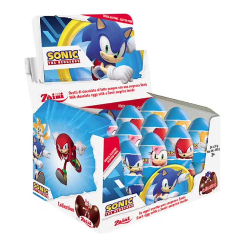 Ovetti di Cioccolato Sonic 20gr x 24pz Zaini