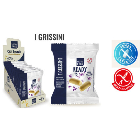 Mini Grissini Senza Glutine e Lattosio Nutri Free da 30gr x 8pz