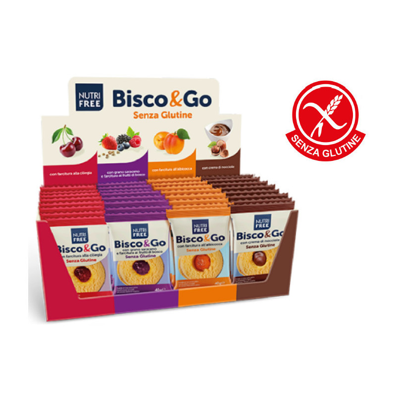 Bisco&Go Senza Glutine Expo Nutri Free da 40gr x 32pz