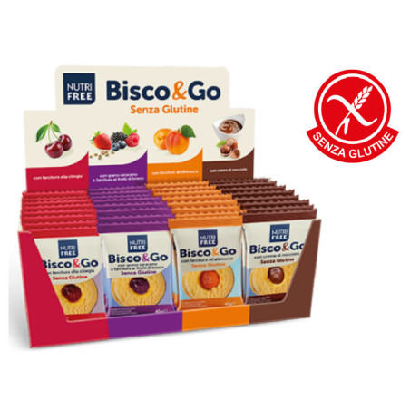 Bisco&Go Senza Glutine Expo Nutri Free da 40gr x 32pz
