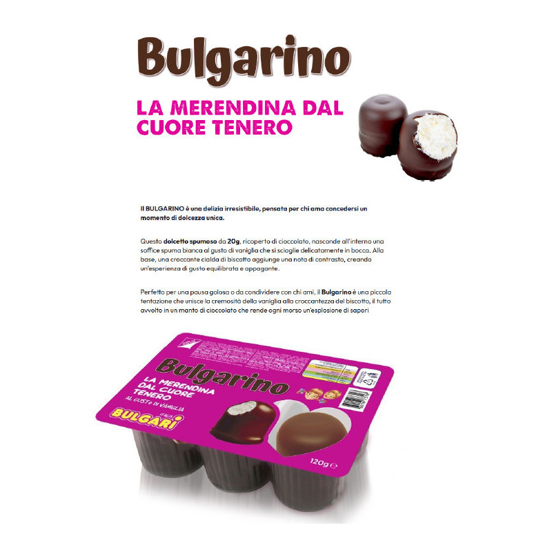 Bulgarino da 120gr x 20pz
