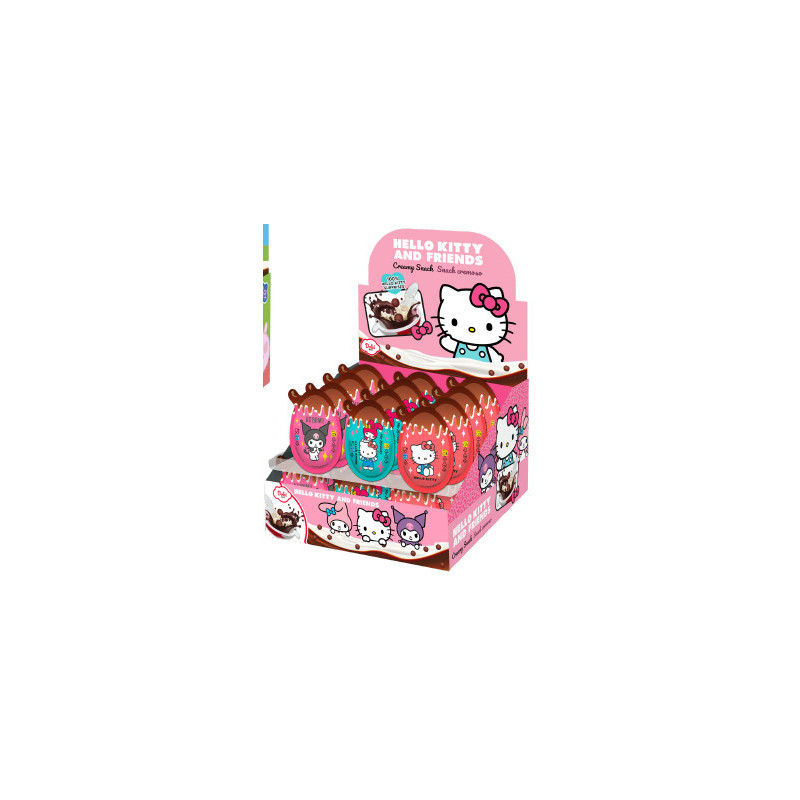 Uovo Hello Kitty con cucchiaio e sorpresa da 17gr x 24pz