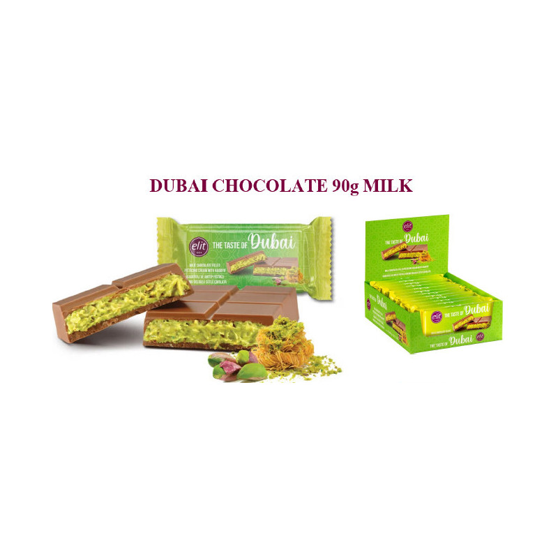 Tavoletta Dubai Latte da 90gr x 12pz