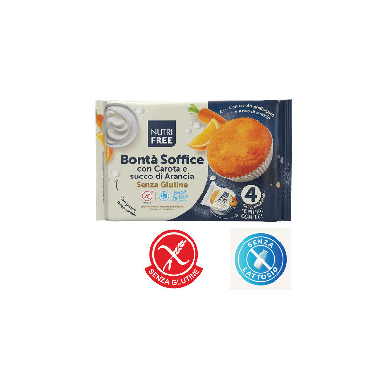 Bontà Soffice con Carota e Arancia x 4pz