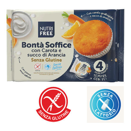 Bontà Soffice con Carota e Arancia x 4pz