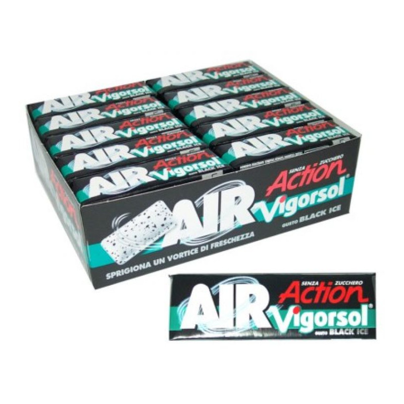 Vigorsol Air Action Black Ice Senza Zucchero Stick x 40pz