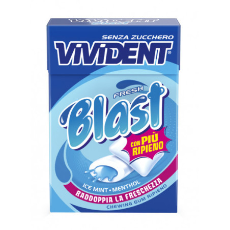 Vivident Fresh Blast Menthol Astuccio x 20pz