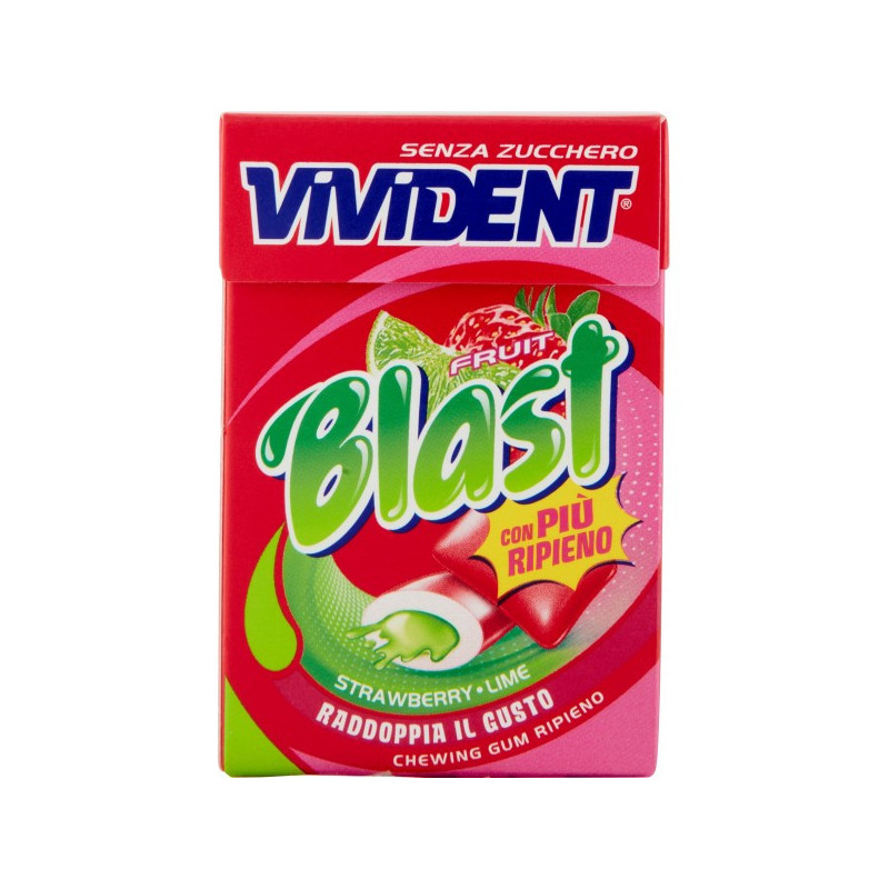 Vivident Fresh Blast Fruit Senza Zucchero Astuccio x 20pz