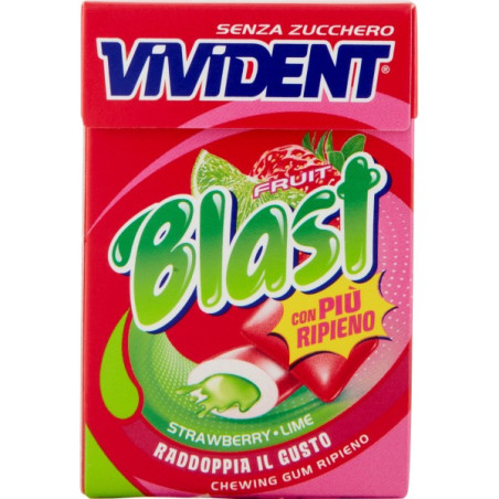 Vivident Fresh Blast Fruit Senza Zucchero Astuccio x 20pz