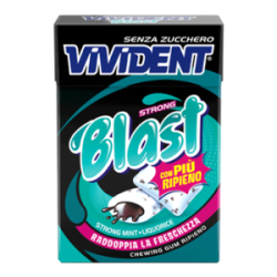 Vivident Fresh Blast Liquorice Senza Zucchero Astuccio x 20pz