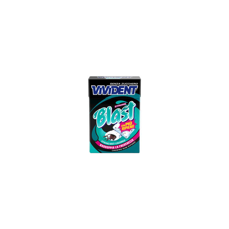 Vivident Fresh Blast Liquorice Senza Zucchero Astuccio x 20pz