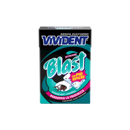 Vivident Fresh Blast Liquorice Senza Zucchero Astuccio x 20pz