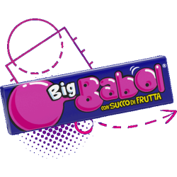 Mega Big Babol Fruit Stick x 24pz