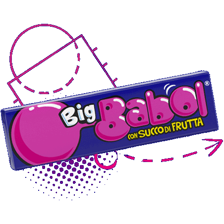 Mega Big Babol Fruit Stick x 24pz