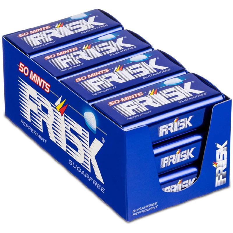 Frisk Peppermint s.z.Tin Box  35gr x 12pz