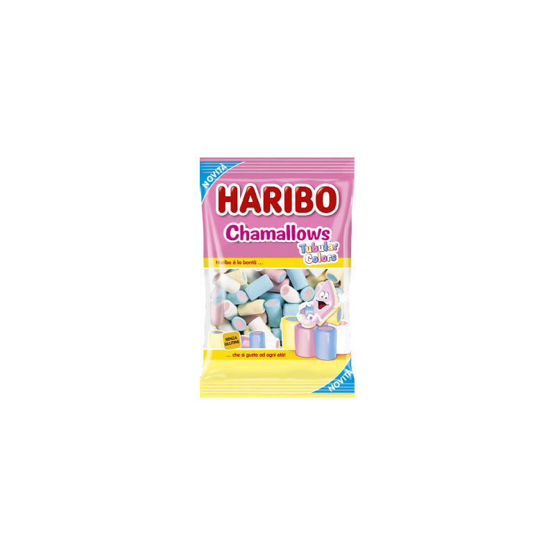Haribo Chamallow Tubular Colors da 100gr x 30pz