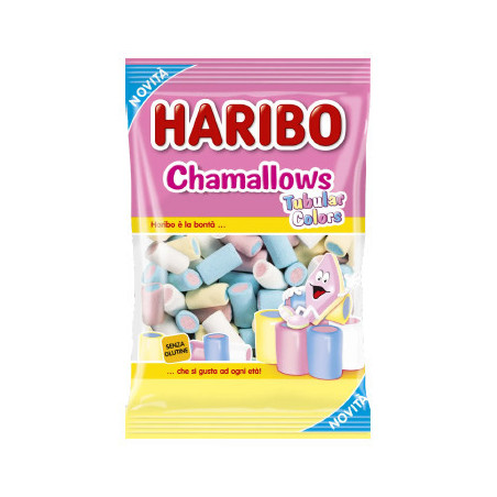 Haribo Chamallow Tubular Colors da 100gr x 30pz