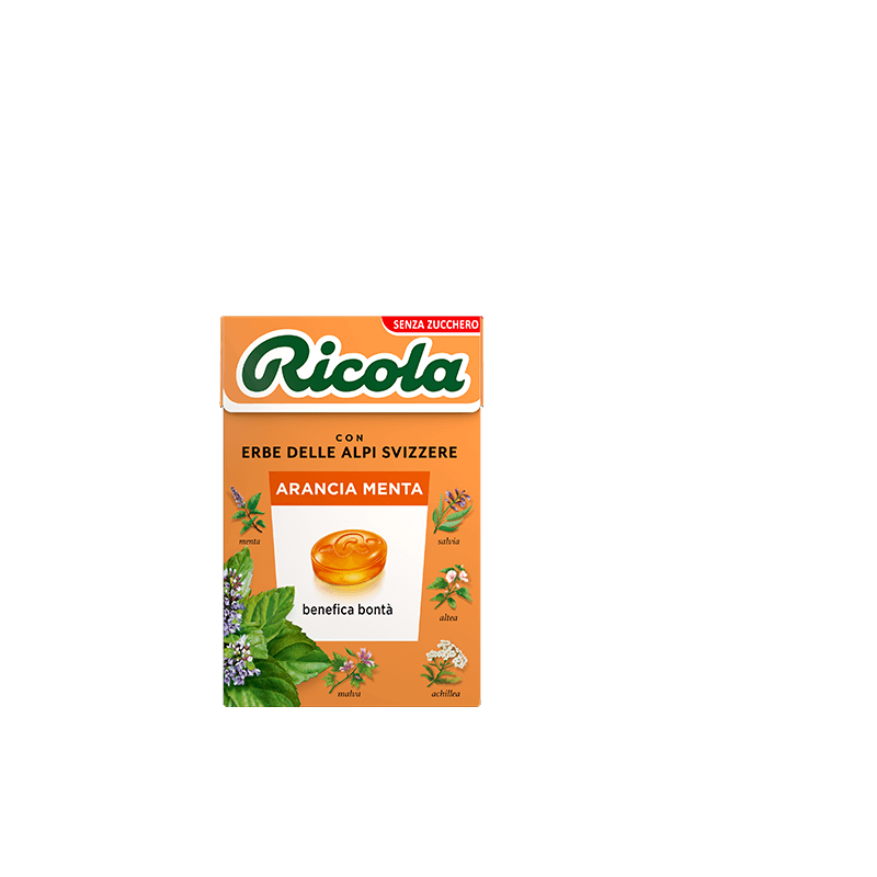 Ricola Arancia Menta gr.50 x 20pz