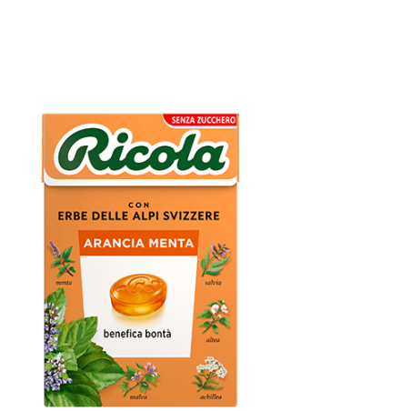 Ricola Arancia Menta gr.50 x 20pz