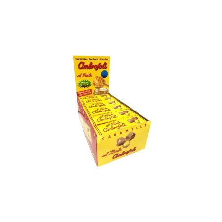 Ambrosoli Miele Caramelle Stick x 24pz