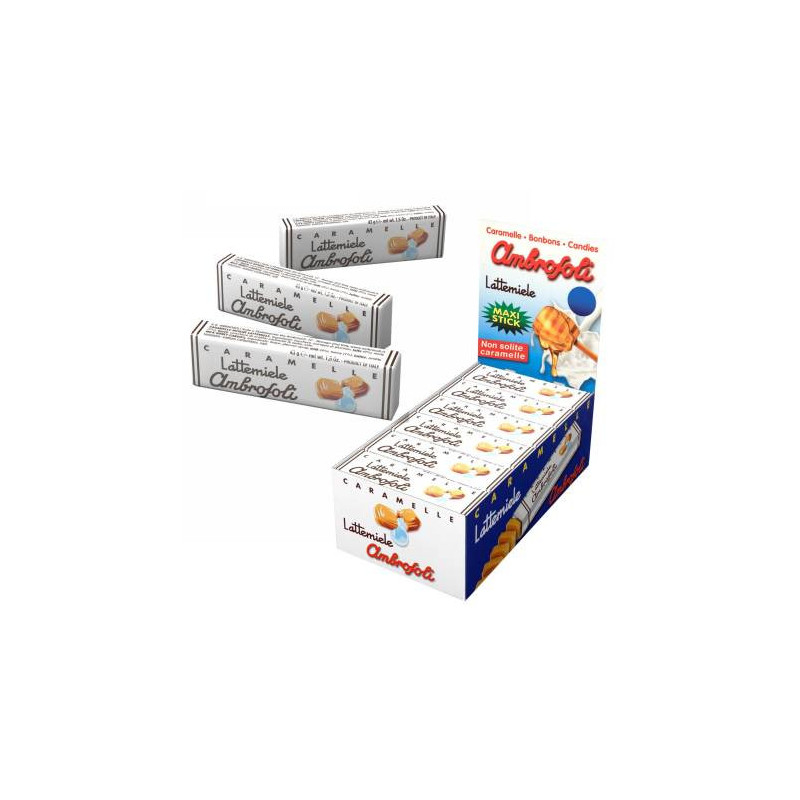 Ambrosoli LatteMiele Caramelle Stick x 24pz
