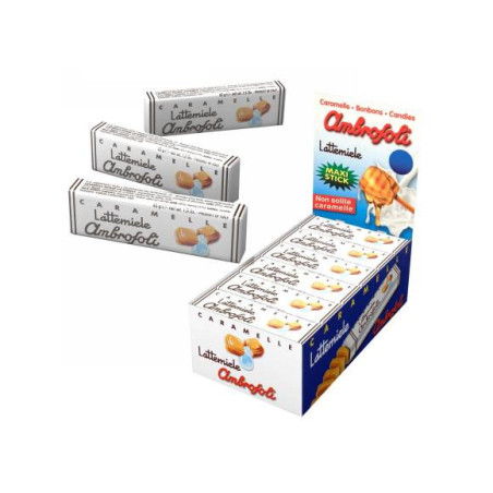 Ambrosoli LatteMiele Caramelle Stick x 24pz