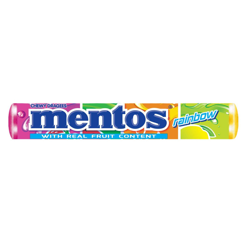 Mentos Rainbow Stick x 20pz
