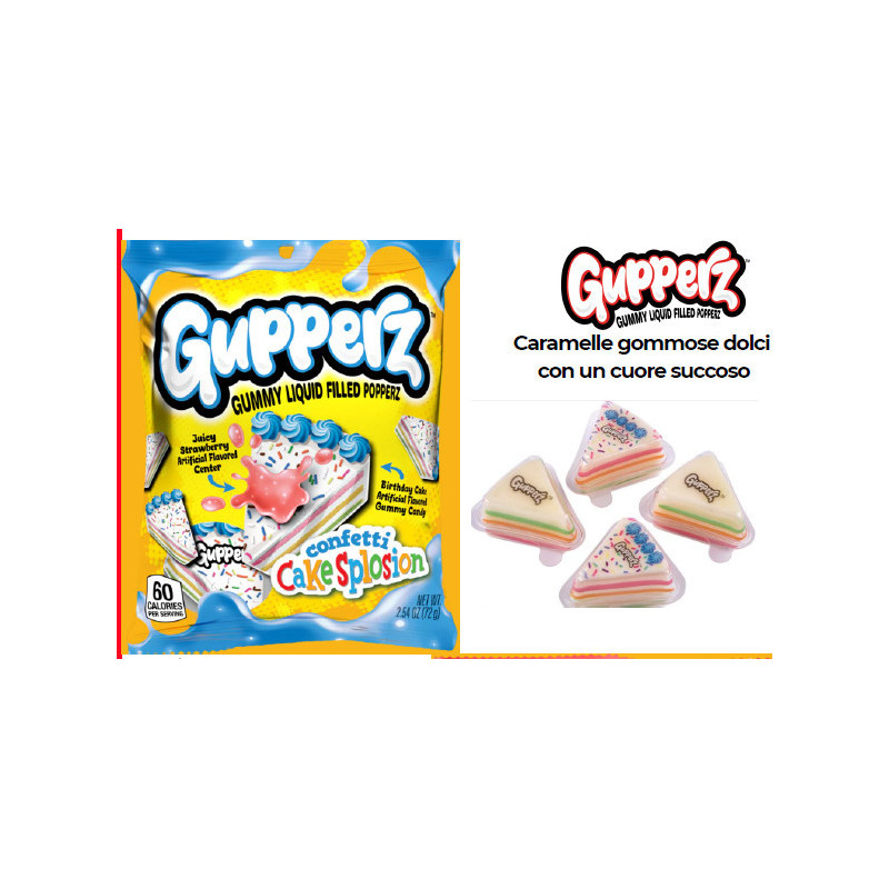 Gupperz Gummy Liquid Cakesplotion 72gr