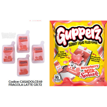 Gupperz Gummy Liquid Fragola e Latte 72gr