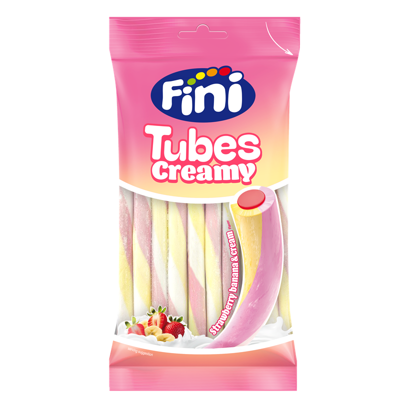 Fini Tubes Creamy Fragola Banana Ricarica da 90gr x 12pz