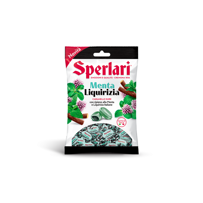 Sperlari Menta Liquirizia Caramelle Dure 150gr