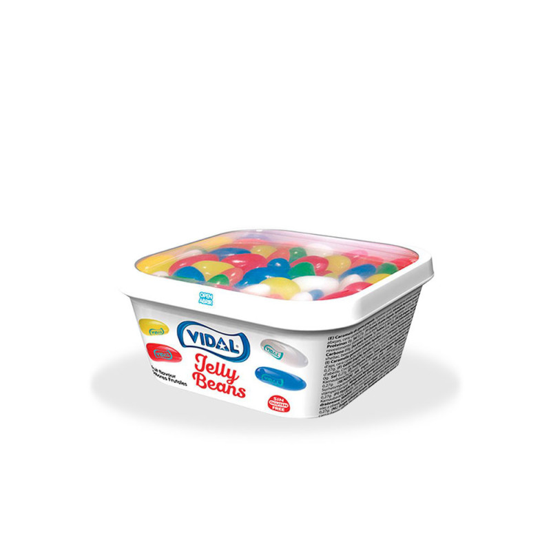 Vidal Jelly Beans Gommose Vaschetta 180gr