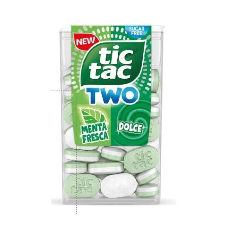 Tic Tac Two Menta Fresca Dolce 8pz