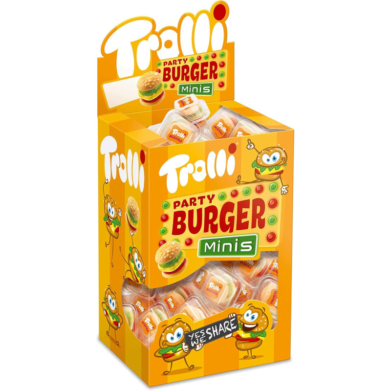 Mini Burger Gommose Trolli x 80pz