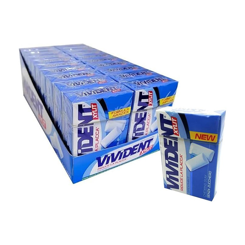 Vivident Xylit Spearmint Senza Zucchero Astuccio x 20pz
