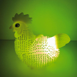 Gallo Luminoso con Caramelle x 12pz